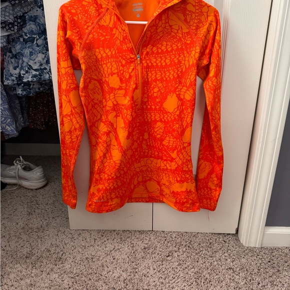 Orange Nike Dri-fit pullover - Picture 4 of 5
